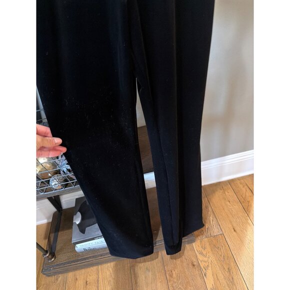 retrofete Leni Velvet Corset Wide Leg Jumpsuit Black Womens Size Small - Picture 9 of 14